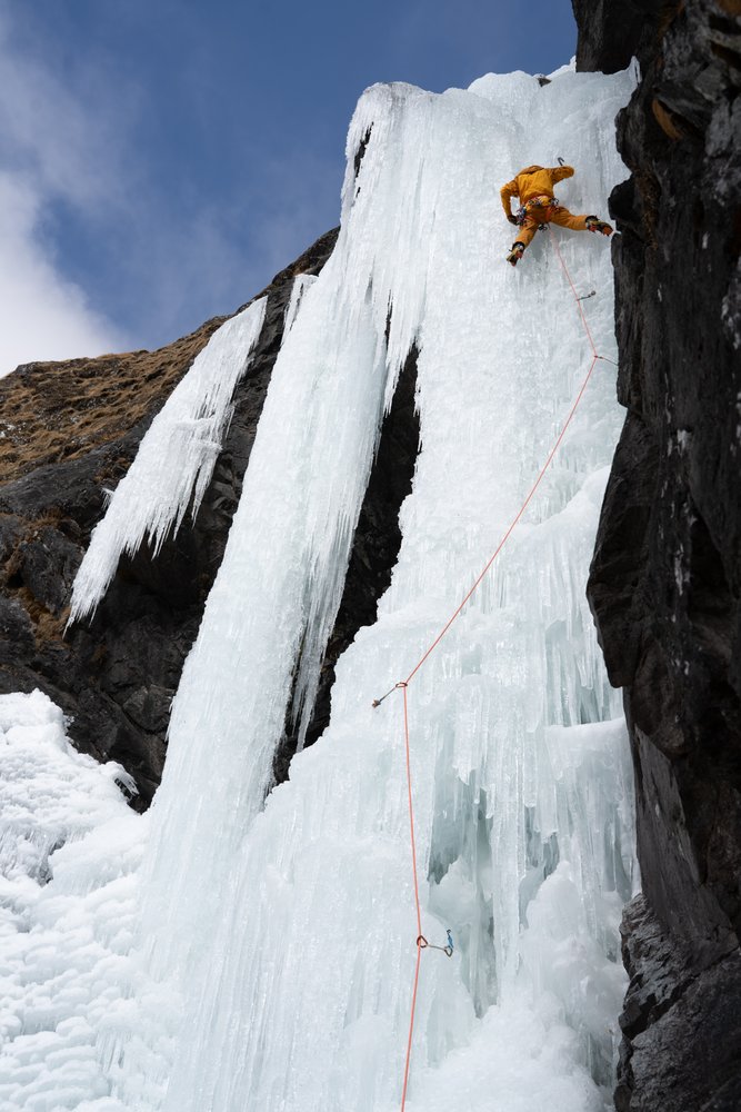 Waterfal Iceclimbing, Khumbu, Nepal